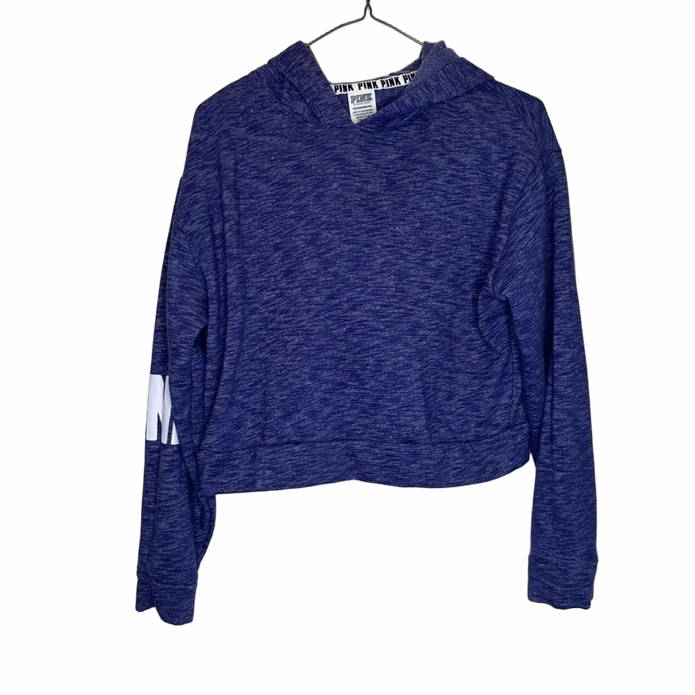 PINK Victoria's Secret Purple Cropped Sweater Size XSmall